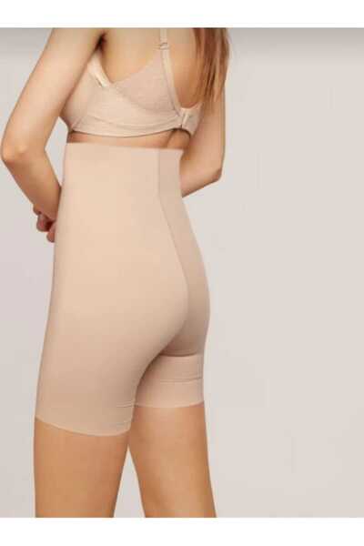 S&D ÇARŞİ Μπόξερ ψηλής μέσης κοπής με λέιζερ χωρίς ραφή με σιλικόνη