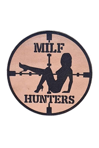 Seyhan Askeri Malzeme Milf Hunter Deri Peç - Arma - Leather Patch
