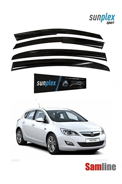 SUNPLEX Opel Astra J Hatchback 2013 Modeller için Cam Rüzgarlığı Takımı 4'lü Set