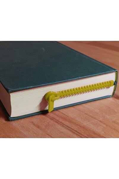 Genel Markalar Renkli Fermuar Tasarımlı Kitap Ayracı – Eğlenceli ve Şık Kitap...