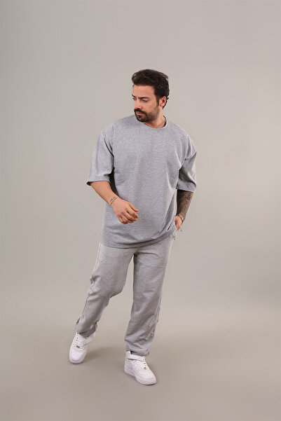 CMZ COLLECTİON Muški Pamučni džersej Comfort Oversize kroj T-shirt i set pidžama