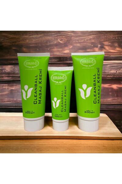 Ersağ Clean Ball Masaj Kremi Seti 2X200 ml 100 ml