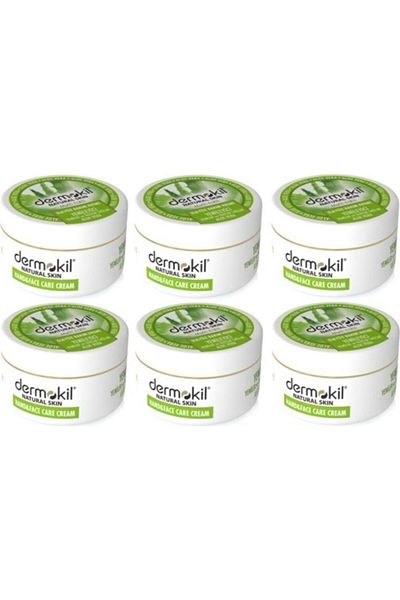 Dermokil Aloe Vera Hand and Face Care Cream - 300 ml x 6 Pieces