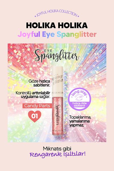 Holika Holika Intense Shimmer Gel Glitter Eyeshadow - Korean Makeup Trend