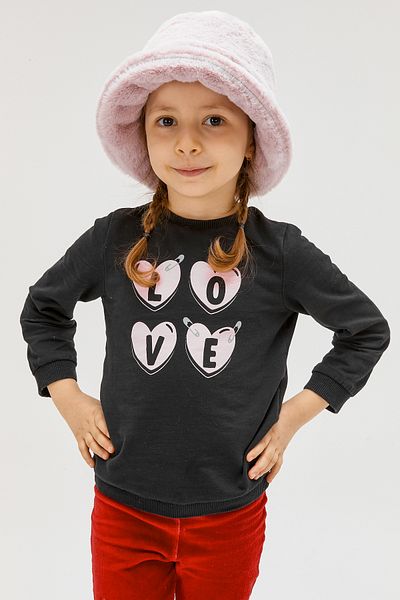 Benittokids Girl's Plush Bucket Hat 7001