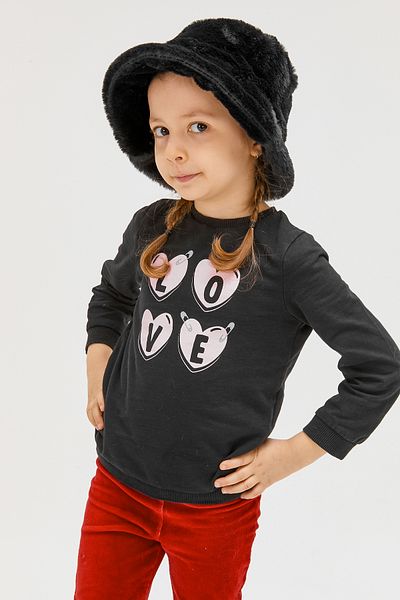 Benittokids Плюшена шапка за момичета Bneittokids 7001