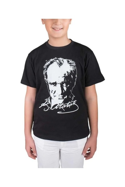 Esterella Ataturk Printed Unisex Παιδικό T-shirt - Λευκό