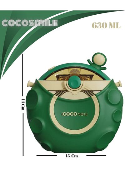 Vagonlife Coco Smile Straw Space Tritan Bottle - 630ML