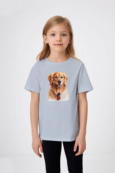 ADABEBEK Ochelari Tricou Fetă Imprimat Auriu