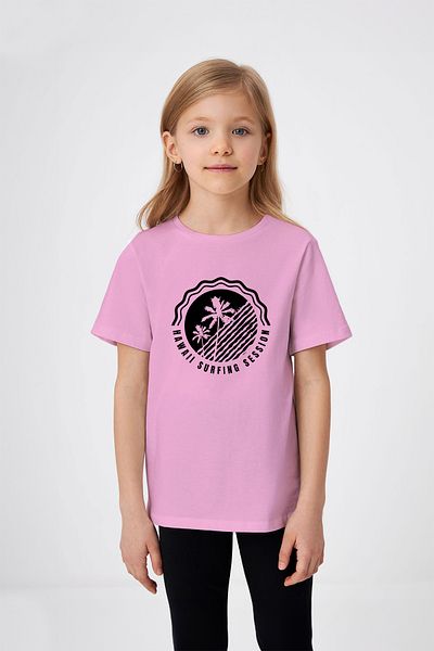 ADABEBEK Surf in Hawaii Printed T-Shirt για κορίτσια