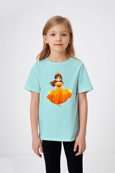 ADABEBEK Κοριτσίστικο μπλουζάκι με στάμπα Crown Dancing Princess