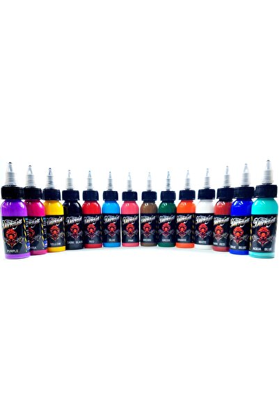 DARKNESS DÖVME BOYASI SETİ 14 RENK 30 ML DARKNESS