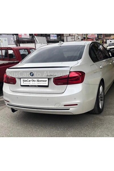 ŞüsCarOto Aksesuar BMW F30 2012-2016 320i 320d Bagaj Üstü Spoiler Piano Black Parlak Siyah Parlak Siyah