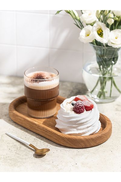 Esci Design Wooden Oil Pot Bottom - Wooden Mini Presentation Bowl - Trend Presentation Plate