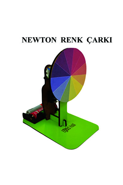 Eğitici Hobi Newton Renk Çarkı Yapım Seti Motorlu ve Pilli