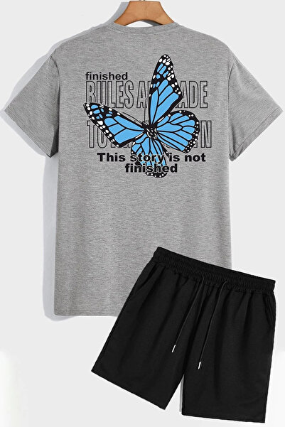 SILATU TEAM TEE GRAY SHORTS BLACK