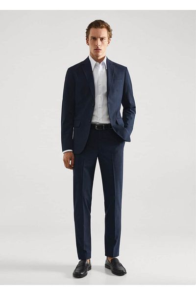 MANGO Man Blazerjacke aus Stretch-Stoff mit schmaler Passform