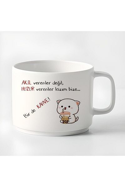HobiShop Mochi Cat Motto 180 ml Espresso Cup