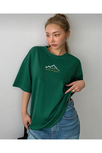 khufu Πάρτε Easy Printed Nefti Casual Oversize Tshirt Unisex