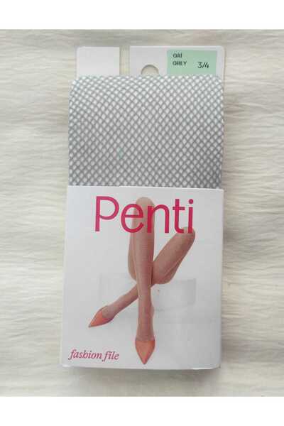 Penti Γυναικείο πολύχρωμο διχτυωτό καλσόν