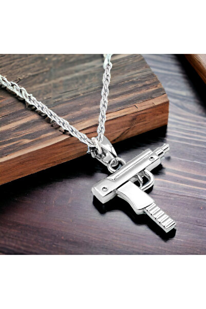 FG KONNİCHİWA قلادة إكسسوار من الفولاذ المقاوم للصدأ من Uzi Gamer للجنسين، قل...