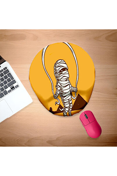 UcuruStore Επιφάνεια ποντικιού με στήριγμα καρπού με θέμα τη μούμια που κάνει...