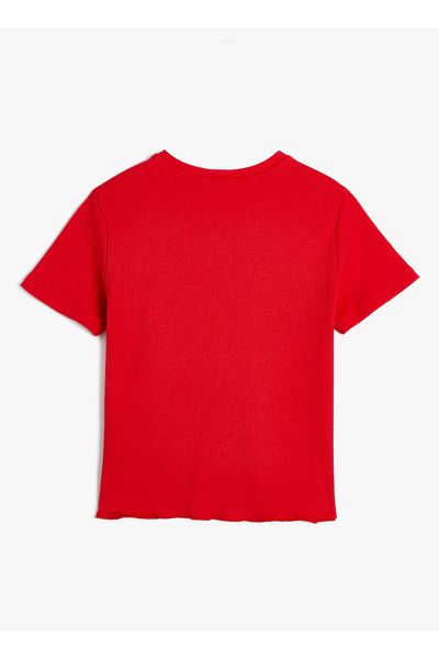 Koton Red Women's T-Shirt 4SKG10054AK