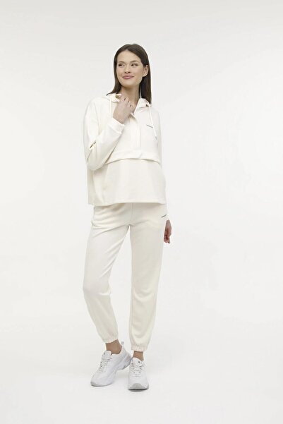 lumberjack Rosa 17LYG3 4FX Ekru Kadın Eşofman Üstü