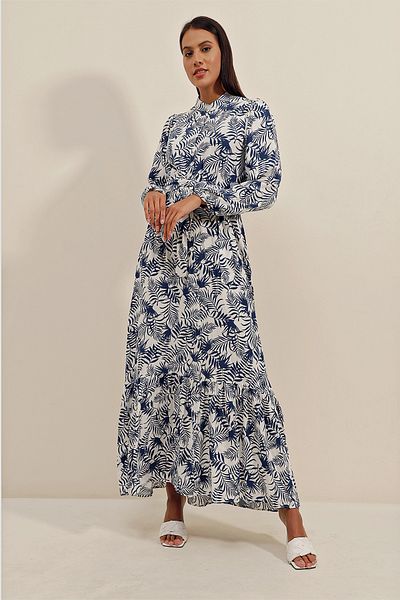 Bigdart 2158 Rochie Print Exotic - D. Bleumarin