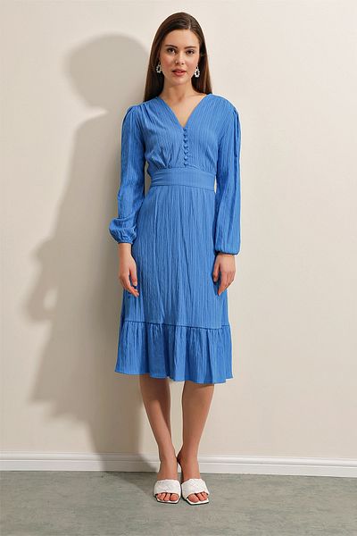 Bigdart 2371 Flounce Woven Dress - Saks