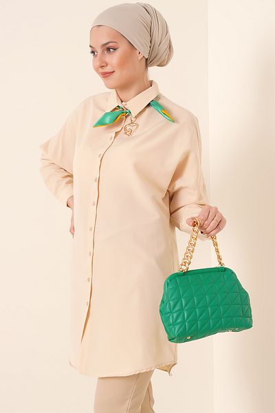 Bigdart 5845 تونيك حجاب - بيج