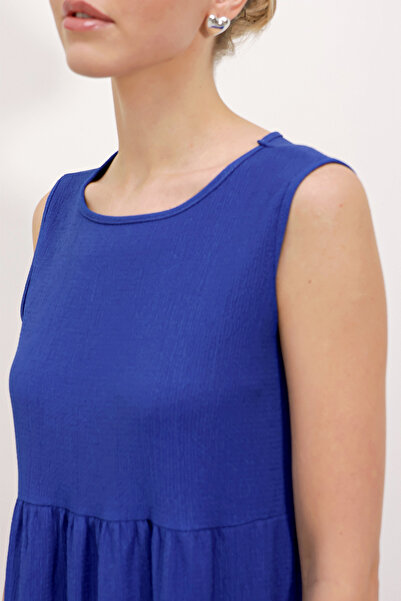 Bigdart 2448 Zero Sleeve Long Knitted Dress - Saks