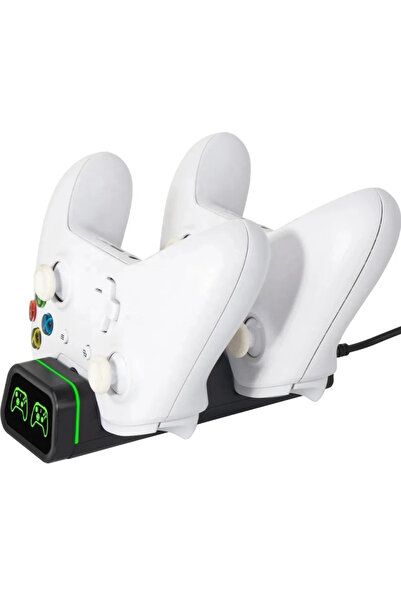 OBRAX Xbox One S X Series S X Controller Uyumlu Şarj Istasyonu Led Göstergeli 800 Mah
