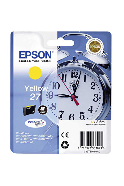 EPSON 27-t2704-c13t27044020 Жълт патрон