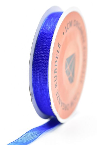 YENİ HEDİYELİK DÜNYAM Κορδέλα Saks Blue Organza Κορδέλα 1cmX20M