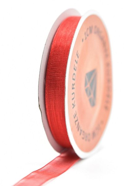 Aker Hediyelik Red Organza Ribbon Strip 1cmX20M