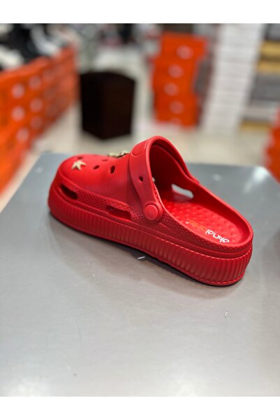 Akınal Bella Platformlu Taşlı Kadın Yüksek Taban Terlik