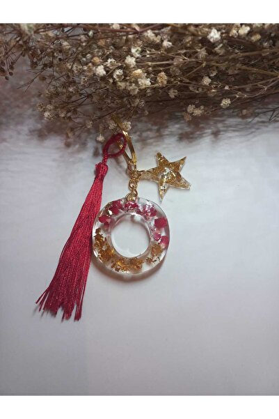 demirbasavm سلسلة مفاتيح إيبوكسي مصنوعة يدويًا