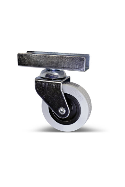 DSYapıAksesuar 18mm U Geçme Masa Tekeri Sehpa Tekeri(18mm U Geçme 50x20mm)