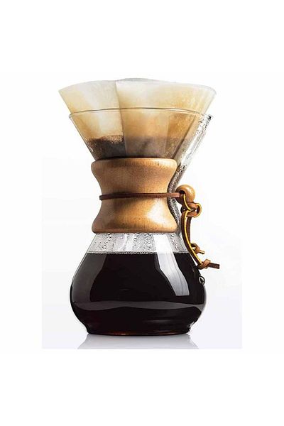 ASTERA Glass Dripper Coffee Equipment, 600 ml, 2 cups (Chemex Model)