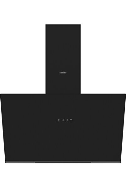 Simfer SD8721 60 Cm Siyah Eğimli Cam Davlumbaz