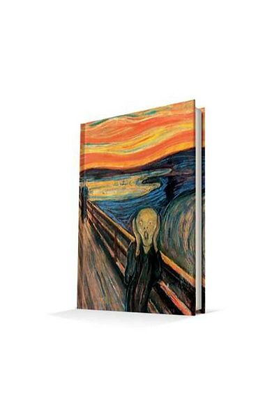 DEFFTER دفتر ملاحظات Art Of World Edvard Munch The Scream غير المبطن 64876-4