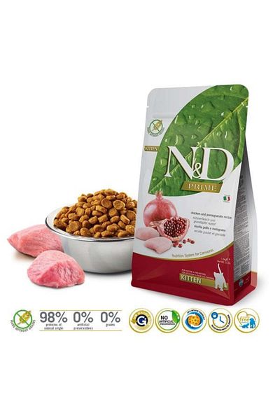 N&D 300 Gr Prime Chicken and Pomegranate Cat Food