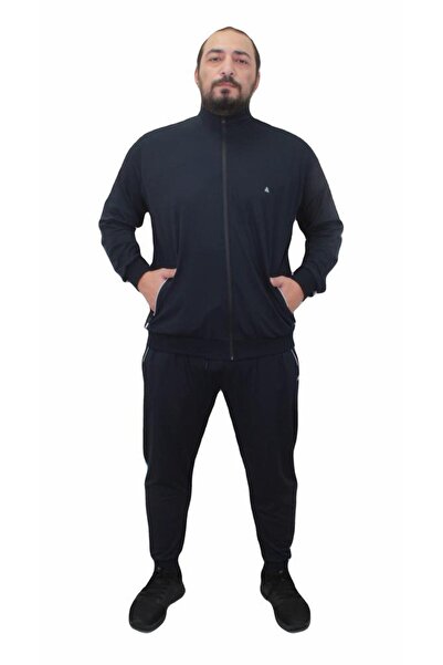 Starbattal Ανδρική φόρμα μεγάλου μεγέθους MG TK715 ΣΚΟΥΡΟ ΜΠΛΕ