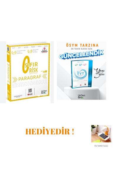 Üç Dört Beş Yayıncılık Üç Dört Beş Yayınları Sıfır Risk Paragraf Soru Bankası...