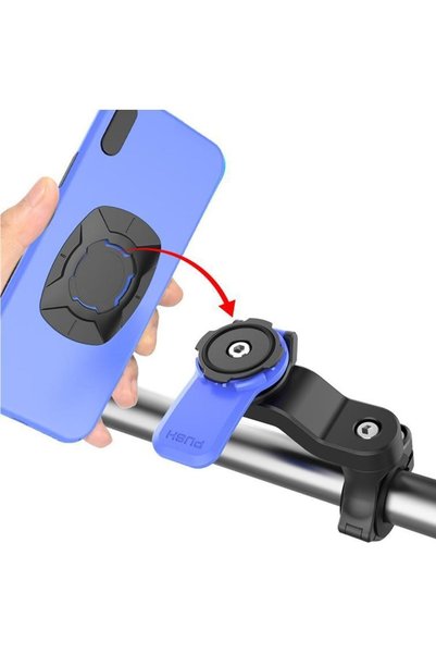 Trendfone Motor Bike Bicycle Handlebar Phone Holder 360' Rotatable Plug and Remove Practical Use