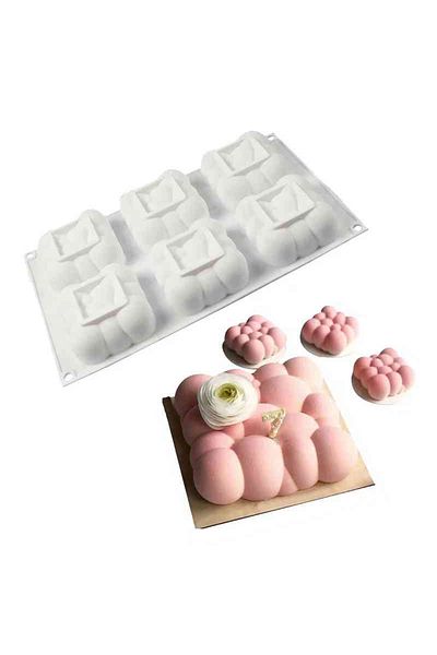 Getshopmini Epoxy 3D Cloud Decoration Candle Mould Silicone Mould GT1345