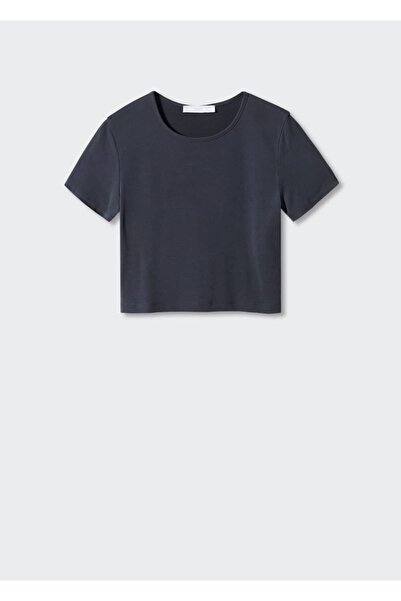 MANGO Woman Μοντάλ κοντό μπλουζάκι