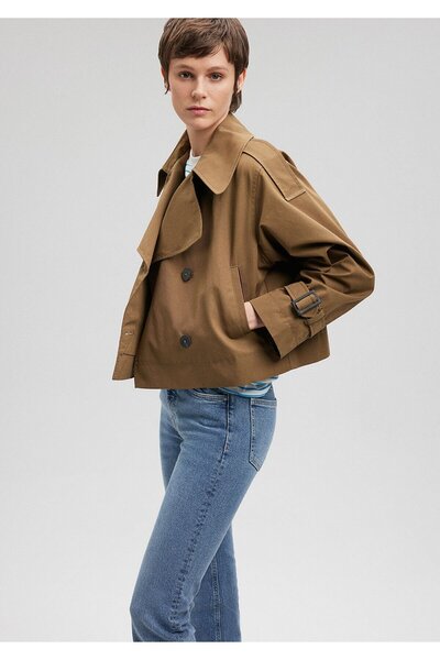 Mavi Γυναικεία καφέ καμπαρντίνα 1110376-71592