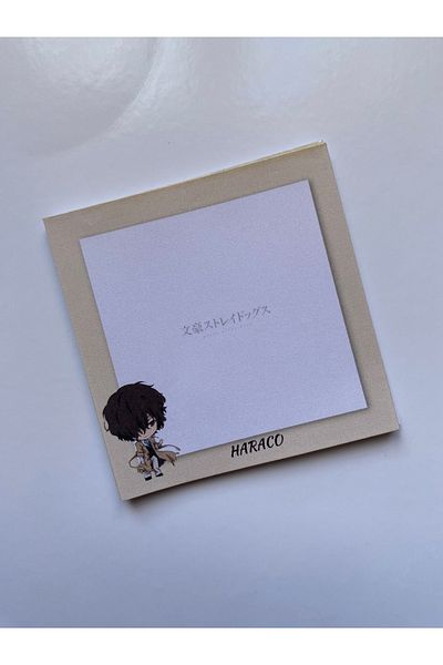Hara Company Bungou Stray Dogs Anime Osamu Dazai 9x9 CmAnime Memopad
